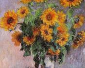 Claude Oscar Monet : Bouquet of Sunflowers